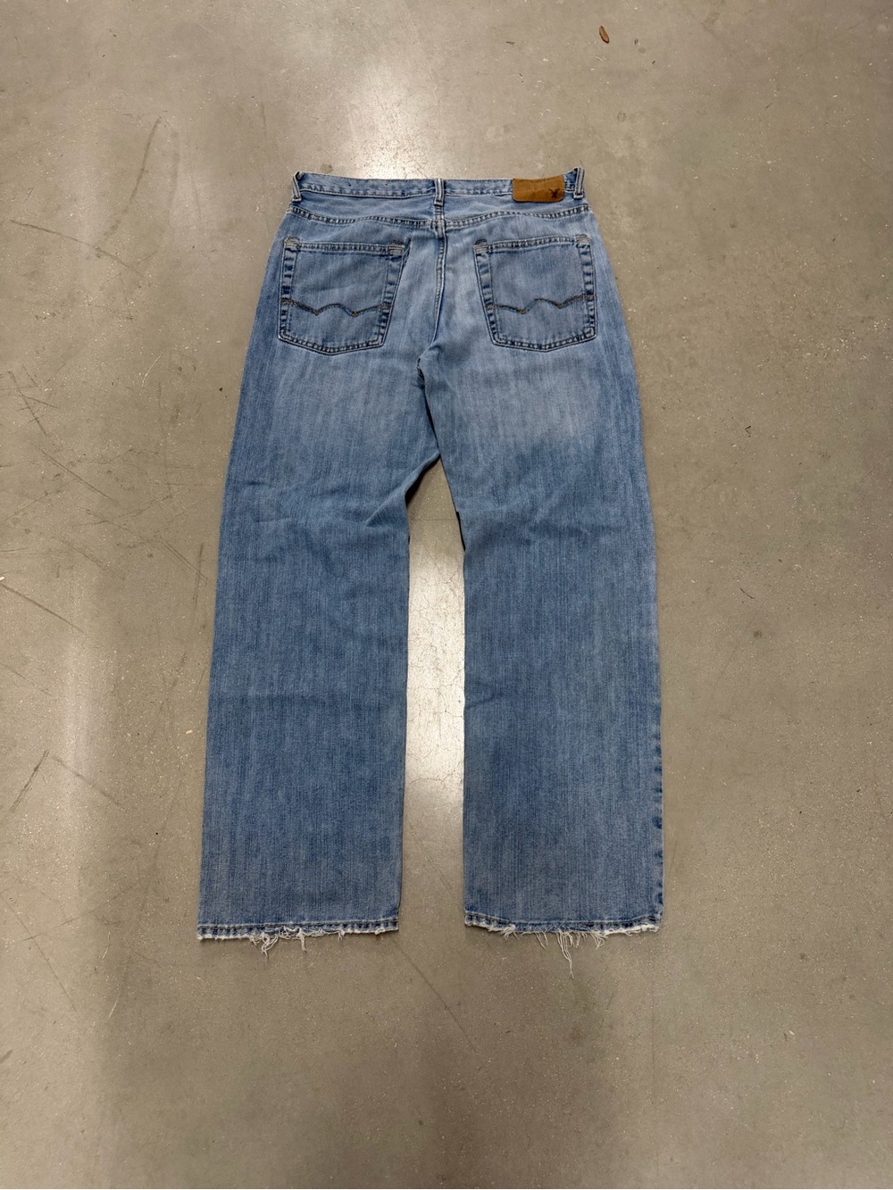 American Eagle Outfitters Light Wash Straight Jeans